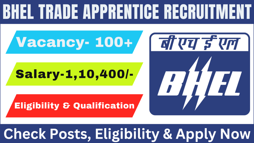 BHEL Trade Apprentice Recruitment