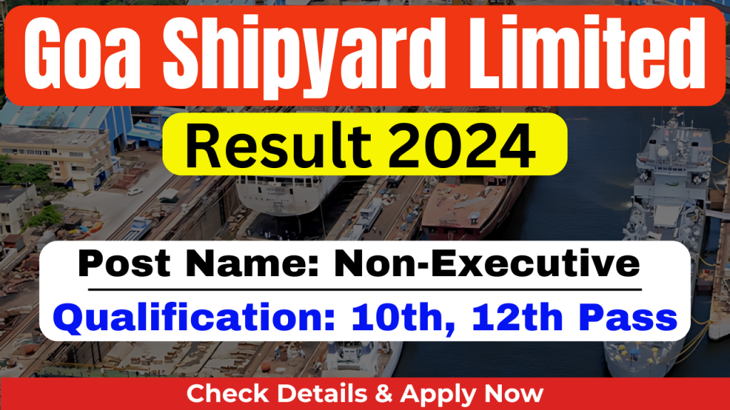 Goa Shipyard Limited Non Executive Result